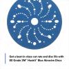 image3M Stikit Blue Abrasive Disc Roll 36202 No Hole 6 in 80 Grade Pack of 50 Automotive Sanding Discs for Coating Removal Body Repair Auto Sanding Primer SandingMultiHole Disc