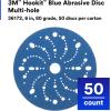 image3M Stikit Blue Abrasive Disc Roll 36202 No Hole 6 in 80 Grade Pack of 50 Automotive Sanding Discs for Coating Removal Body Repair Auto Sanding Primer SandingMultiHole Disc
