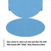 image3M Stikit Blue Abrasive Disc Roll 36202 No Hole 6 in 80 Grade Pack of 50 Automotive Sanding Discs for Coating Removal Body Repair Auto Sanding Primer SandingNoHole Disc