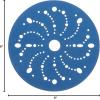 imageHookit AMAPR 3M Blue Abrasive Disc Multihole 36174 6 in 120 grade 50 discs per carton