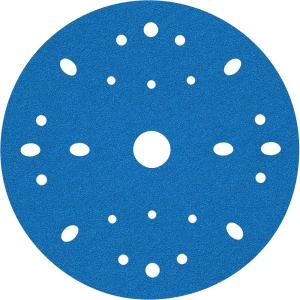 imageHookit AMAPR 3M Blue Abrasive Disc MultiHole 36170 6 in 40 Grade 50 Discs per Carton