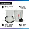 image3M PPS 20 Paint Spray Gun System Starter Kit with Cup Lids and Liners26172 22 OZ 200micron Filter Use for Cars Home ampamp more1 Paint Cup6 Disposable Lids and Liners16 Sealing Plugs Gray135 oz Midi