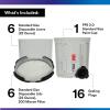 image3M PPS 20 Paint Spray Gun System Starter Kit with Cup Lids and Liners26172 22 OZ 200micron Filter Use for Cars Home ampamp more1 Paint Cup6 Disposable Lids and Liners16 Sealing Plugs Gray22 oz Standard
