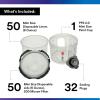 image3M PPS 20 Spray Gun Cup Lids and Liners Kit 26028 Micro 3 Ounces 200Micron Filter Use for Cars Furniture House and More 1 Mini Paint Cup 50 Micro Liners 50 Lids 32 Sealing Plugs6 oz Mini