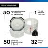 image3M PPS 20 Spray Gun Cup Lids and Liners Kit 26028 Micro 3 Ounces 200Micron Filter Use for Cars Furniture House and More 1 Mini Paint Cup 50 Micro Liners 50 Lids 32 Sealing Plugs3 oz Micro