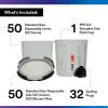 image3M PPS 20 Spray Gun Cup Lids and Liners Kit 26028 Micro 3 Ounces 200Micron Filter Use for Cars Furniture House and More 1 Mini Paint Cup 50 Micro Liners 50 Lids 32 Sealing Plugs22 oz Standard