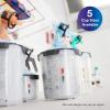 image3M PPS 20 Spray Gun Cup Lids and Liners Kit 26301 Standard 22 Ounces 125Micron Filter Use for Cars Furniture House and More 1 Paint Cup 50 Disposable Lids and Liners 32 Sealing Plugs28 oz Large