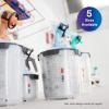 image3M PPS Series 20 Paint Spray Gun System Refill Kit with Lids and Liners 26171 Midi 135 oz 200micron Filter Use for Cars Furniture Home 12 Disposable Lids 12 Liners and 16 Sealing Plugs22 oz Standard
