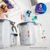 image3M PPS Series 20 Paint Spray Gun System Refill Kit with Lids and Liners 26171 Midi 135 oz 200micron Filter Use for Cars Furniture Home 12 Disposable Lids 12 Liners and 16 Sealing Plugs135 oz Midi Pack of 2