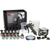 image3M Performance Spray Gun Starter Kit 26778 Includes PPS 20 Paint Spray Cup System 15 Replaceable Gravity HVLP Atomizing Heads Air Control Valve
