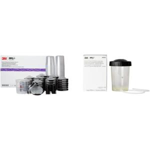 image3M PPS 20 HO Pressure Cup with Air Hose 26124 Large 28 Ounces Use with 3M Accuspray HGP Spray Gun for Thick HighViscosity Latex Paints Varnishes Coatings and Primers 1 Pack