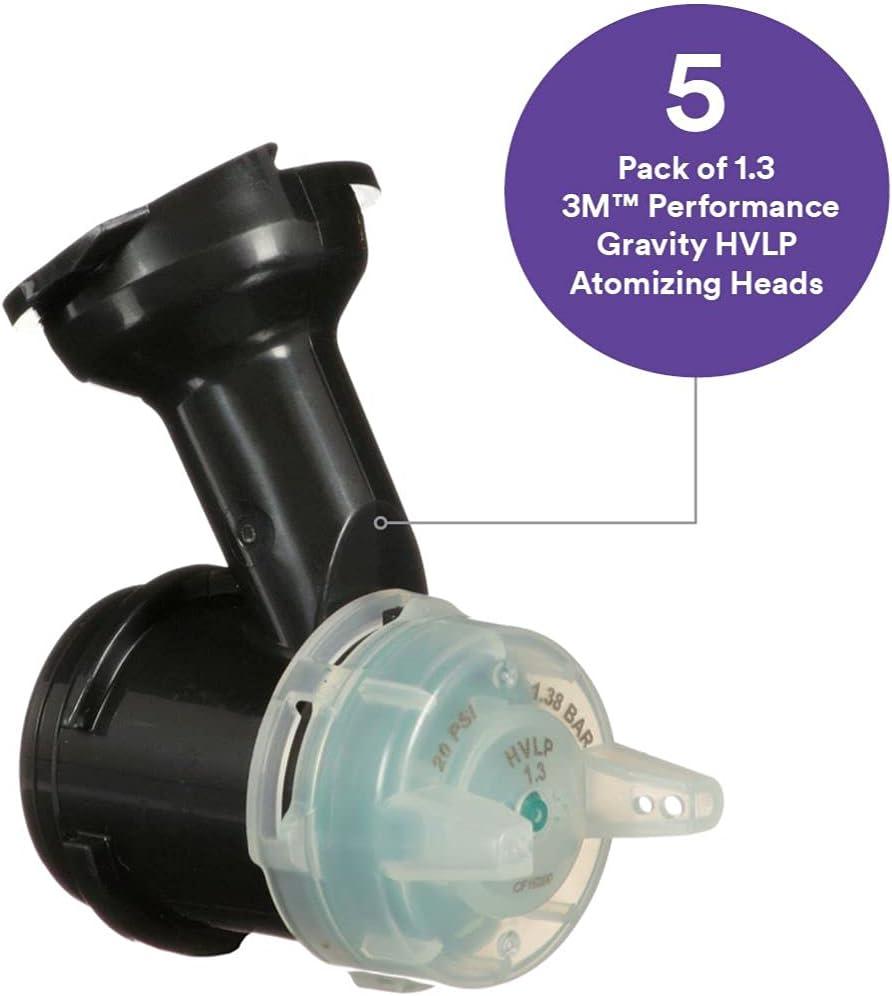 image3M Performance Gravity HVLP Atomizing Head Refill Kit 26714 Size 14 Orange for use Performance Spray Gun PPS 20 Paint Cups 5 PackFeed Type Gravity