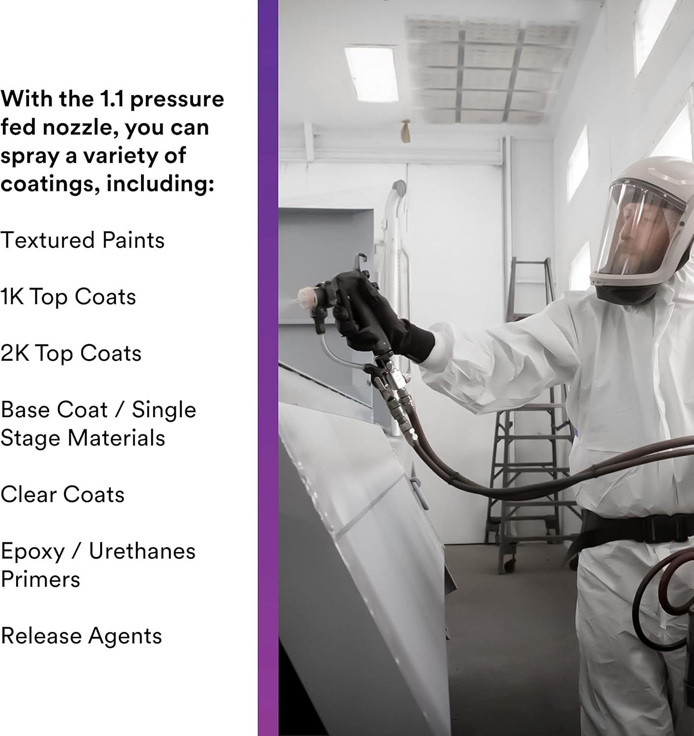 image3M Performance Gravity HVLP Atomizing Head Refill Kit 26714 Size 14 Orange for use Performance Spray Gun PPS 20 Paint Cups 5 PackFeed Type Pressure