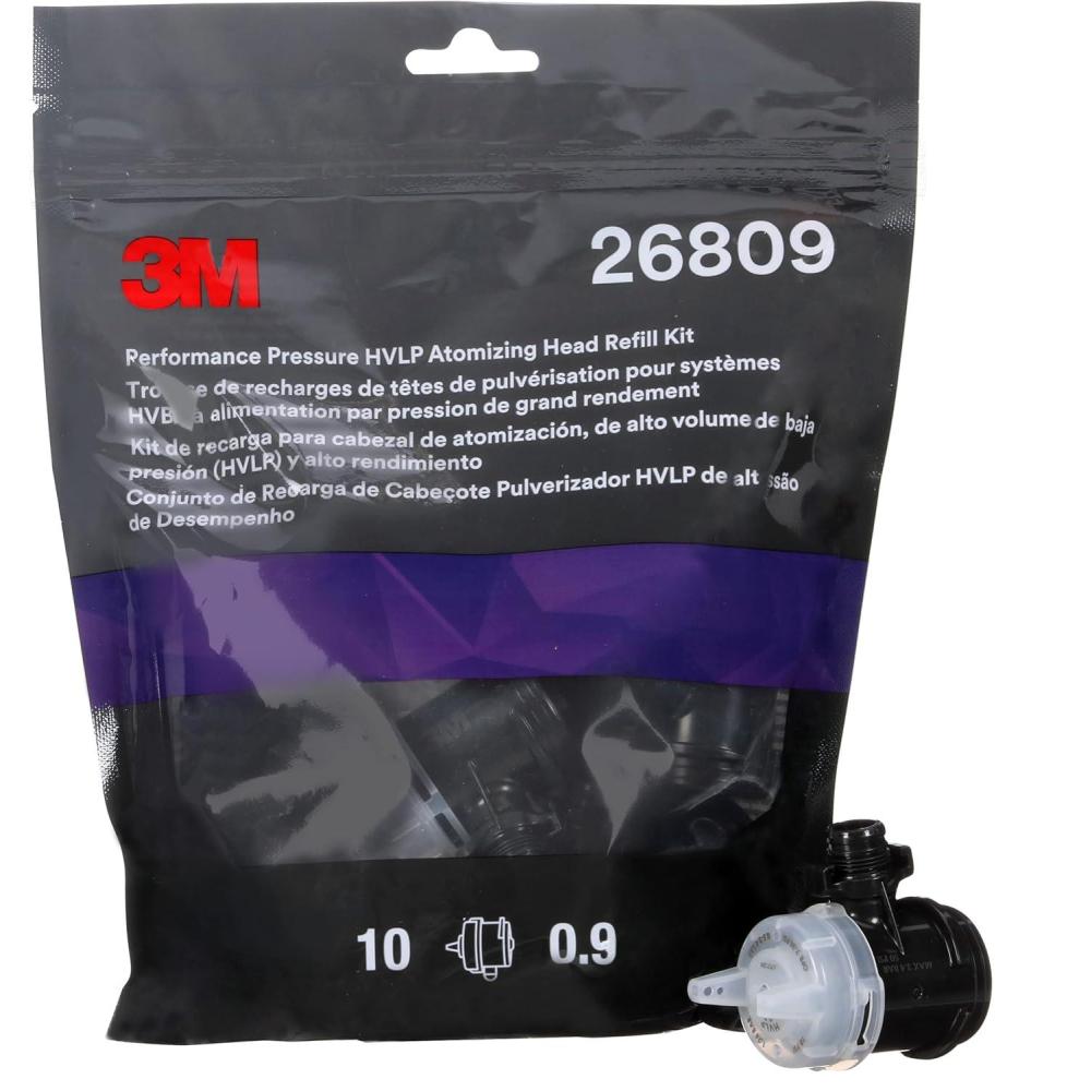 image3M Performance Gravity HVLP Atomizing Head Refill Kit 26714 Size 14 Orange for use Performance Spray Gun PPS 20 Paint Cups 5 PackFeed Type Pressure
