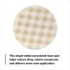 image3M Foam Compounding Pad 05723 Single Sided Flat Back Hook and Loop 8 in 2032 mm 2 PadsBagWhite