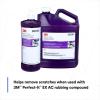 image3M Foam Compounding Pad 05723 Single Sided Flat Back Hook and Loop 8 in 2032 mm 2 PadsBagWhite