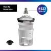 image3M PPS 20 Spray Gun Adapter S35 26130 16 mm Female 15 mm Thread Stretched Connects Select LexAire and Matco Paint Guns to PPS 20 Paint Spray System 1 Pack14 in Female