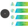 image3M PerfectIt Foam Compounding Pad 05707 8 in Hook ampamp Loop Grip DoubleSided Polish Pad for Automotive ProfessionalGrade Finish8Quick Connect