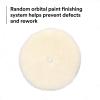 image3M PerfectIt Random Orbital Coarse Wool Compounding Pad 5quot130 mm White 34120 Orbital Pads for Automotive Compounding and Polishing5 130mm