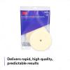 image3M PerfectIt Random Orbital Coarse Wool Compounding Pad 5quot130 mm White 34120 Orbital Pads for Automotive Compounding and Polishing5 130mm