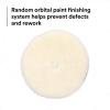 image3M PerfectIt Random Orbital Coarse Wool Compounding Pad 5quot130 mm White 34120 Orbital Pads for Automotive Compounding and Polishing6 150mm