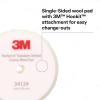 image3M PerfectIt Random Orbital Coarse Wool Compounding Pad 5quot130 mm White 34120 Orbital Pads for Automotive Compounding and Polishing6 150mm