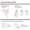 image3M Performance Gravity HVLP Atomizing Head Refill Kit 26714 Size 14 Orange for use Performance Spray Gun PPS 20 Paint Cups 5 PackFeed Type Gravity