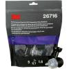 image3M Performance Gravity HVLP Atomizing Head Refill Kit 26714 Size 14 Orange for use Performance Spray Gun PPS 20 Paint Cups 5 PackFeed Type Gravity