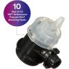 image3M Performance Gravity HVLP Atomizing Head Refill Kit 26714 Size 14 Orange for use Performance Spray Gun PPS 20 Paint Cups 5 PackFeed Type Pressure