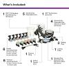image3M Performance Industrial Spray Gun Starter Kit 26878 Includes PPS Series 20 Paint Spray Cup System 12 Replaceable Nozzles in for Pressure and Gravity Painting Whip Hose Air Control