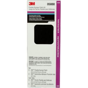 image3M Flexible Bumper Patch Kit 05888 Black 4 in x 8 in