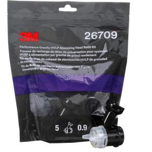 image3M Performance Gravity HVLP Atomizing Head Refill Kit 26714 Size 14 Orange for use Performance Spray Gun PPS 20 Paint Cups 5 PackFeed Type Gravity