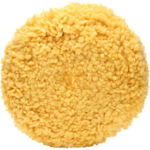 image3M Wool Polishing Pad 05713  For Boats Cars Trucks and RVs  SingleSided  9 Inches  Yellow