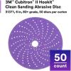 image3M Cubitron II Hookit Clean Sanding Abrasive Disc 31371 6 in 80 Grade Pack of 50 Discs Virtually DustFree High Performance Long Lasting MultiHole Pattern Feather Edging Stock Removal
