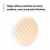 imagePerfectIt 3M Foam Compounding Pad 05737 Inset Single Sided Hook and Loop 8 in  White