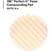 imagePerfectIt 3M Foam Compounding Pad 05737 Inset Single Sided Hook and Loop 8 in  White
