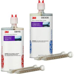 image3M HeavyBodied Seam Sealer 08308 TwoPart SelfMixing Automotive Epoxy 200 ml675 fl oz Cartridge  3M Panel Bonding Adhesive 08115 OEM Recommended TwoPart Epoxy 200 ml675 fl oz Cartridge