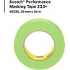 imageScotch Brand Performance Masking Tape 233 46334 Flexible Moisture Resistant Green Color 18 mm x 55 mm Automotive Masking Tape36 mm x 55 m Pack of 1