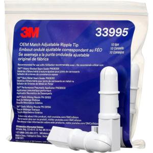 image3M OEM Match Adjustable Ripple Tip 33995 SingleUse Pack of 10 Nozzles OEM Style Bead Adjustable Width HeavyBodied Seam Sealer Look and Texture Replication for Collision Repair2K  33995