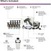 image3M 20 Performance Spray Gun Starter Kit 26778  PPS Paint Spray Gun System Refill Kit with 12 Disposable Lids and Liners16 Sealing Plugs