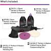 image3M PerfectIt Random Orbital Polisher Intro Bundle for Automotive Refinishing Refining ampamp Polishing Includes 15mm Polisher 5quot Compounding Pad 5quot Polishing Pad 1qt Compound 1qt Polisher