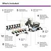 image3M Performance Industrial Spray Gun Starter Kit 26878  3M Performance Gravity HVLP Atomizing Head Variety Kit 26730 Sizes 12 13 14 16 18 20 6 Pack