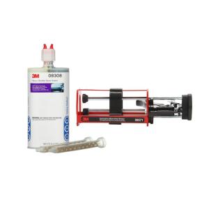 image3M HeavyBodied Seam Sealer 08308 TwoPart SelfMixing Automotive Epoxy 200 ml675 fl oz Cartridge  3M Manual Cartridge Applicator 08571 Accurately Dispense Materials 200 mlCompact