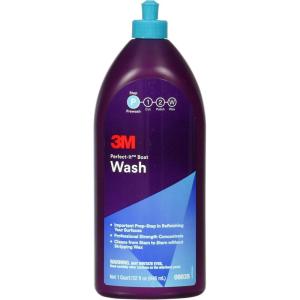 imagePerfectIt 3M Boat Wash 09035 1 Quart Professional Strength Concentrated Formula Gentle Clean Safe for Gelcoat Paint Fiberglass Metals Boats and RVs  Yellow