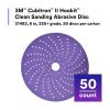image3M Cubitron II Hookit Clean Sanding Abrasive Disc 31483 6 in 320 Grade Pack of 50 Discs Virtually DustFree High Performance Long Lasting MultiHole Pattern Feather Edging Stock Removal6 in
