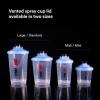 image3M PPS Series 20 Vented Spray Cup Lids 26265 for LargeStandard Size with 200 Micron Filters for Automotive Paint Cars Furniture House and MoreLargeStandard