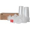 image3M PPS Original Series Paint Spray Gun Cup Lids and Liners Kit Large 28 oz 200micron Filter Use w Paint Gun for Cars Furniture Home 25 Disposable Lids and Liners 10 Sealing Plugs Factory