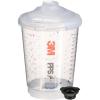 image3M PPS Series 20 Vented Spray Cup Kit Large 26164 Ready to Use Vented Cup Includes 321 fl oz Cup Lids with a 125 Micron Filter Built in for Easytouse for AutomotiveStandard