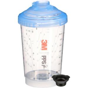 image3M PPS Series 20 Vented Spray Cup Kit Large 26164 Ready to Use Vented Cup Includes 321 fl oz Cup Lids with a 125 Micron Filter Built in for Easytouse for AutomotiveMidi