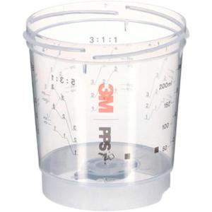 image3M PPS Series 20 Vented Spray Cups 135 fl oz 26362 Midi Ready to use to Mix and Spray for Automotive Paint Cars Furniture House and More 50 Cups Per PackMini